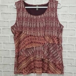 NEW PLUS SIZE RUFFLE TOP/B1